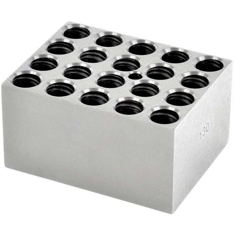 Modular block holds 20 x 13mm tubes #
