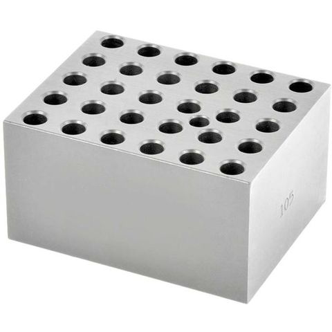 Modular block holds 30 x 6mm tubes #