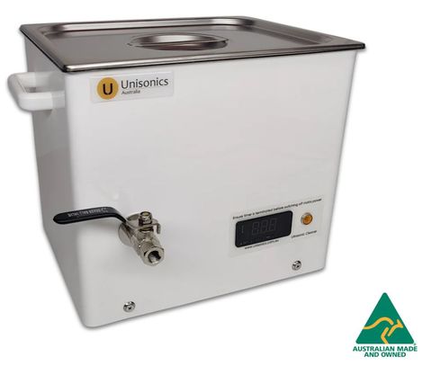Ultrasonic cleaner 12.6lt digital timer