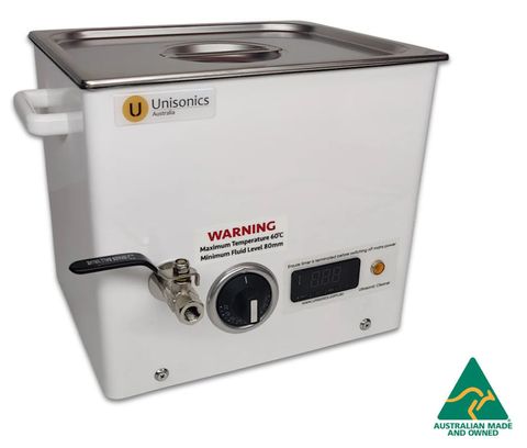 Ultrasonic cleaner 12.6lt dig. & heater