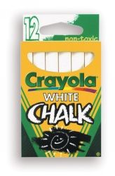 Chalk Crayola white