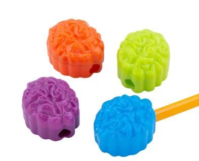 Brain Shaped Pencil Sharpeners