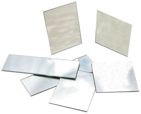 Mirror plano glass 75x50mm 2mm thick