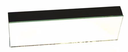 Mirror plane glass mounted 175x25mm