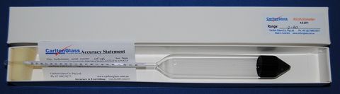 Alcoholometer 20-40% x 0.2% @ 20C
