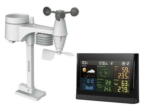 Weather station digital colour display
