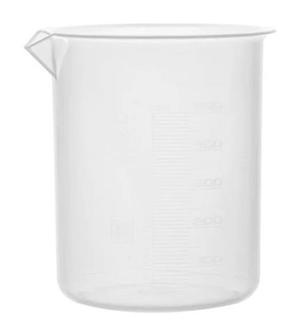 Beaker PP low form 500ml moulded grads