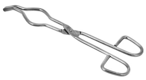 Tongs crucible bow 200mm S/Steel