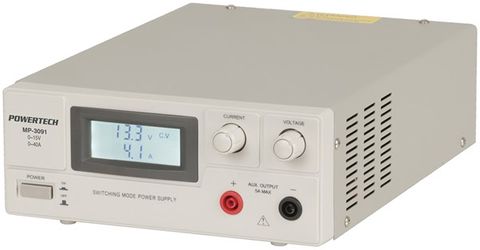 Power supply 0-15V DC 0-40A regulated