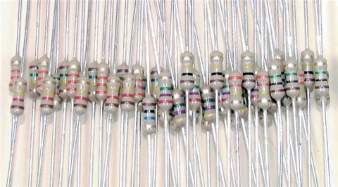 Resistors 0.25W carbon film 60 values