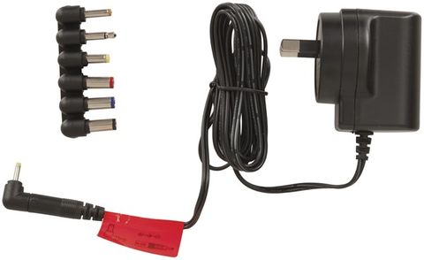 Adaptor 9V DC 500mA with 7x connectors