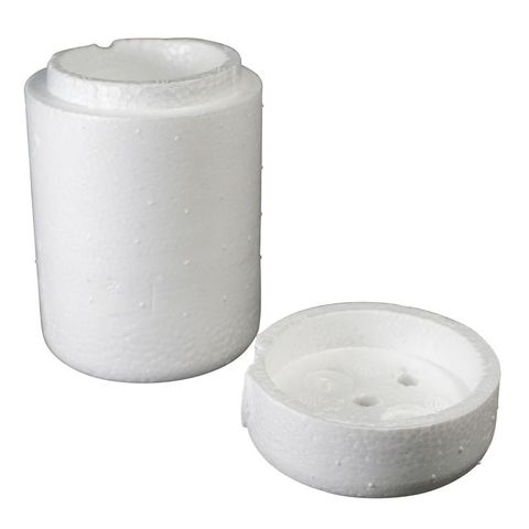 Insulating box & lid for 50x75mm cup