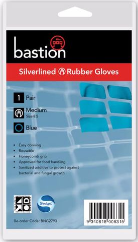 Gloves Silverlined latex Medium *Bulk*