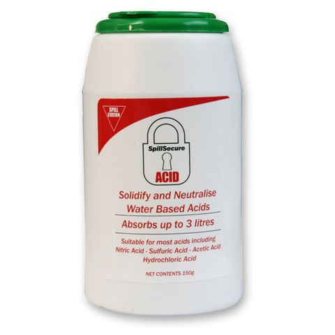 Acid neutralising absorbent polymer