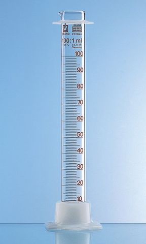 Measuring cylinder glass 500ml Cl.B [WSL