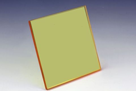 Colour filter plate Yellow 50x50mm