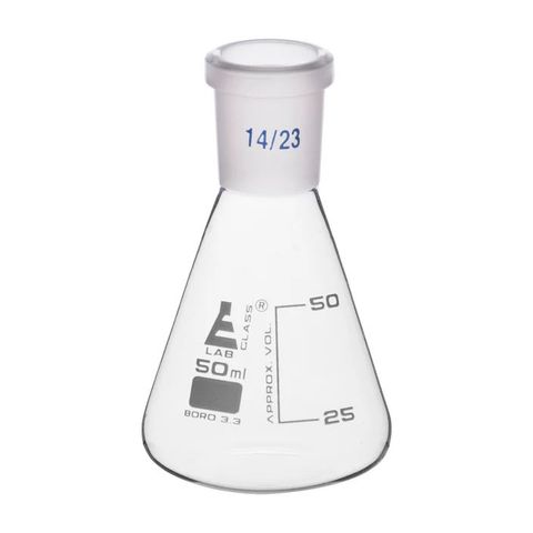 Flask conical (Erlenmeyer) 50ml 14/23