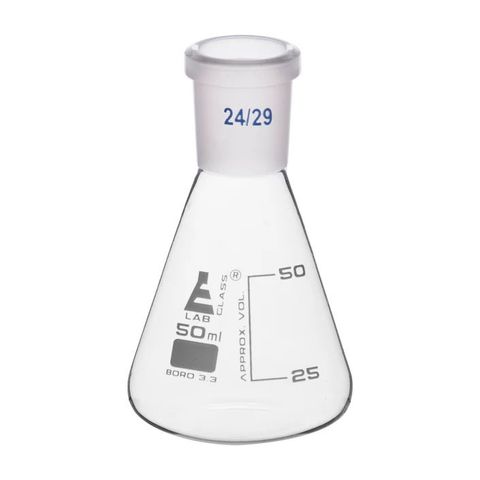 Flask conical (Erlenmeyer) 50ml 24/29