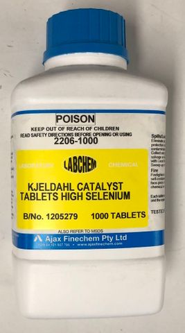 Kjeldahl catalyst tablets high selenium