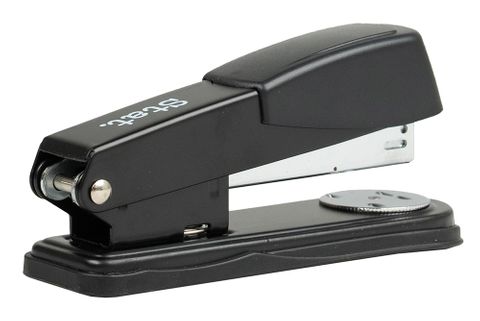Stapler black half strip metal Stat