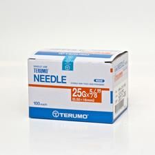 Needle hypo 25G x 19mm Orange hub