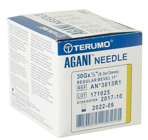 Needle Hypo 30G x 13mm Yellow hub