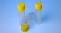 Jar PP 28ml N/S unlabelled yellow cap