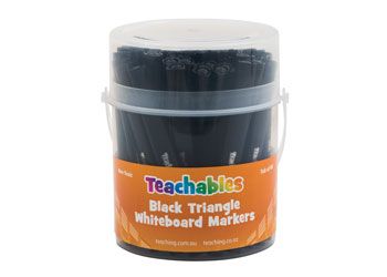 Triangle Whiteboard markers