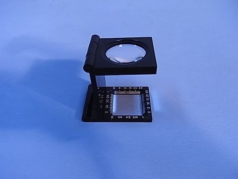 Magnifier folding linen tester 30mm 5.5X