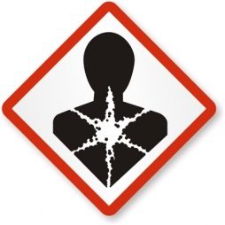 Labels "Chronic Hazard" 50x50mm GHS (50)