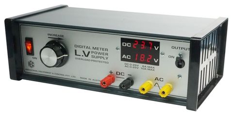 P/Supply 0-25V AC/DC 10A/6A digital