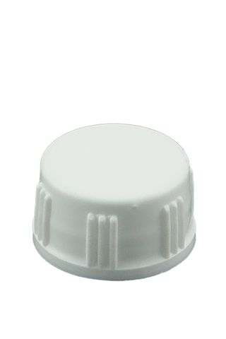 Caps white wadded 22mm bottle