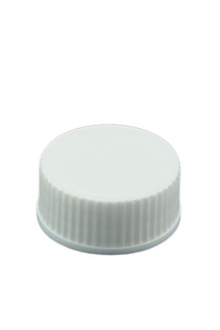 Cap white PP 24mm wadded