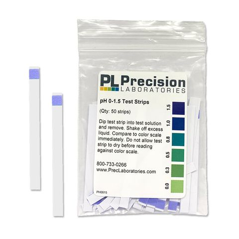 pH Indicator strips 0-1.5 pH
