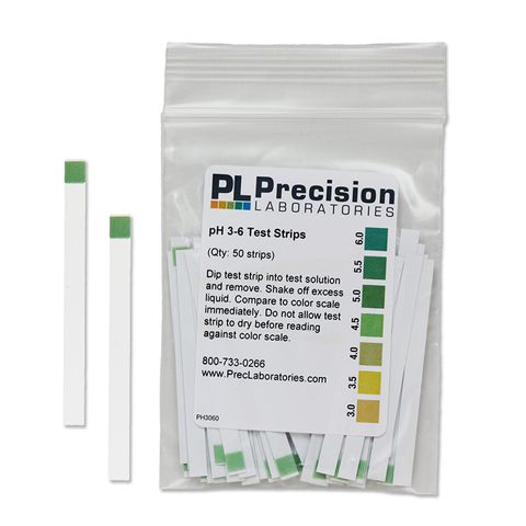 pH Indicator strips 3-6 x 0.5 pH
