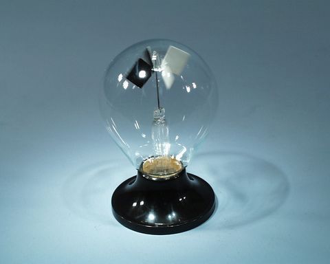 Radiometer Crooke's single glass stand