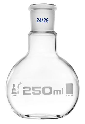 Flask spherical flat bottom 250ml 24/29