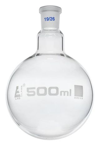 Flask R/B 500ml 19/26  [EUD3]