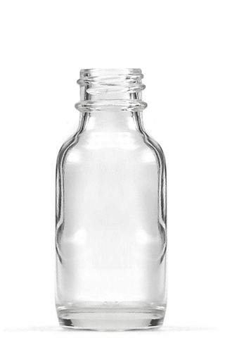 Bottle glass clear 25ml w/out cap