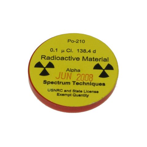 Radioactive source Alpha (Polonium-210)