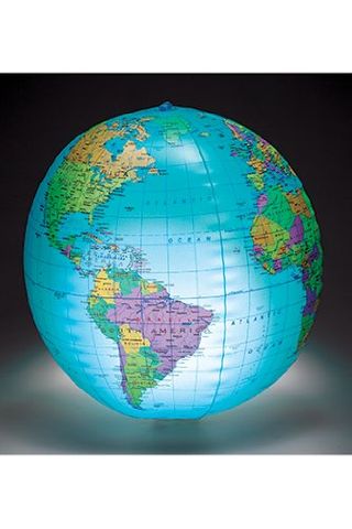 Globe inflatable light-up