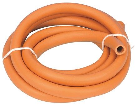 Tubing rubber orange 5mm ID x 1.5mm wall