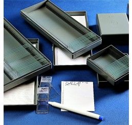 Microscope slide box 100 place PS