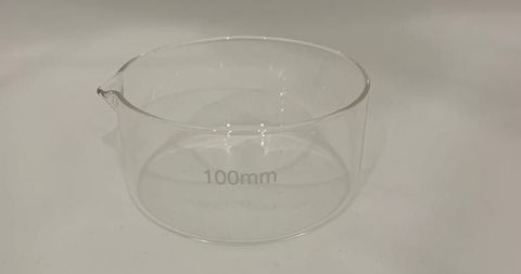 Dish crystallizing 100mm borosilicate