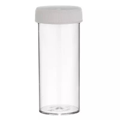 Vials styrene screw cap 90x37mm Clear