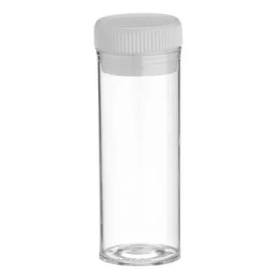 Vials styrene push in cap 59x22mm Clear