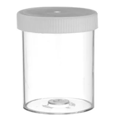 Vials styrene screw cap 71x54mm Clear