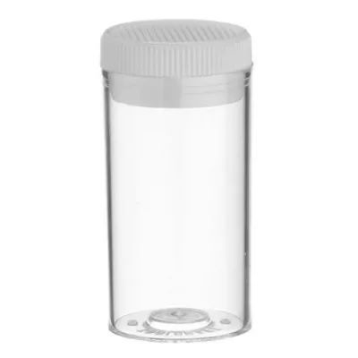 Vials styrene push in cap 55x28mm Clear