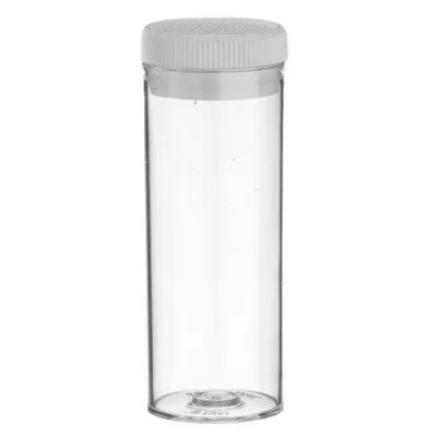 Vials styrene push in cap 73x27mm Clear