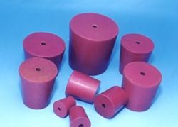 Stopper rubber 1 hole #1 15x16x12mm
